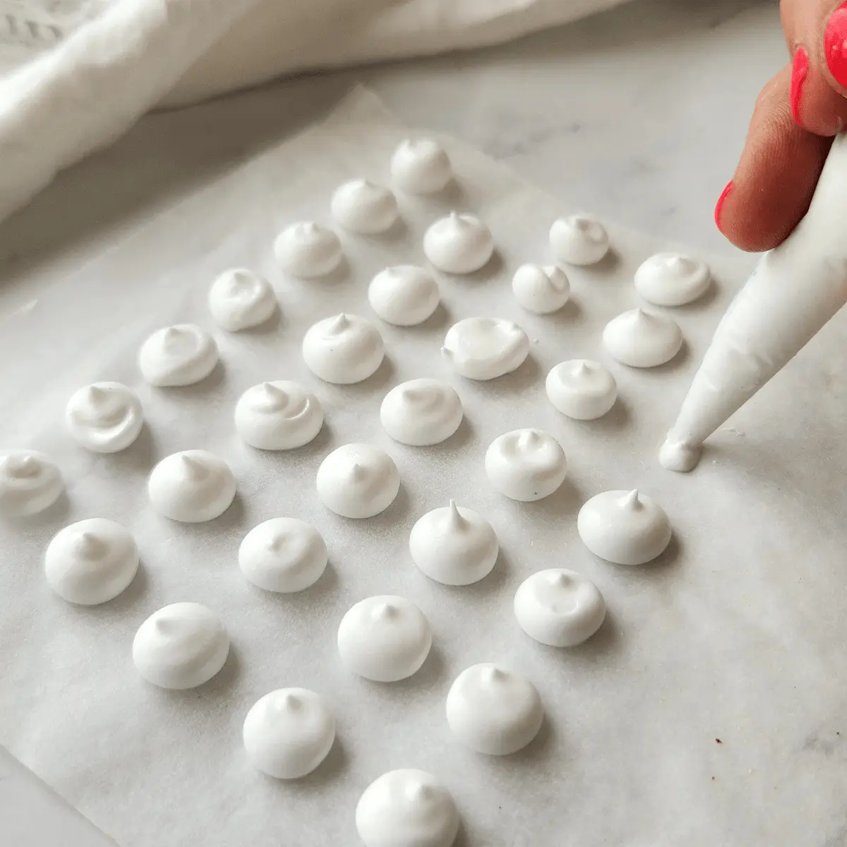 In a medium bowl, beat cream with an electric mixer until medium peaks form—no overwhipping allowed!