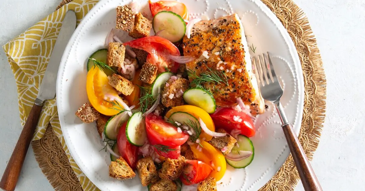 Grilled Panzanella Recipe | Samsung Food App