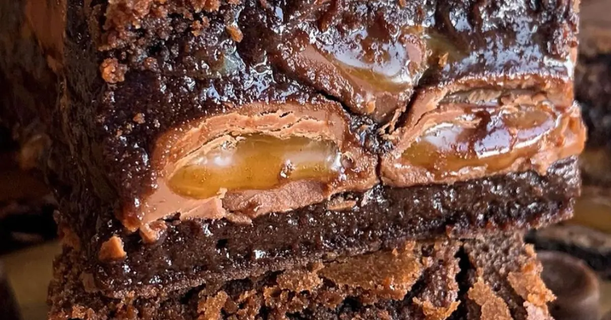 6-Layer Caramel Brownies Recipe | Samsung Food App