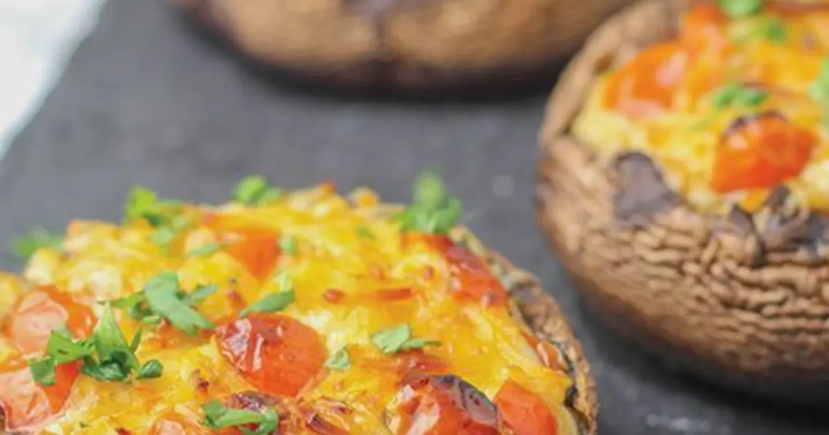 Optavia Cheese Stuffede Portabella Mushrooms Recipe | Samsung Food App