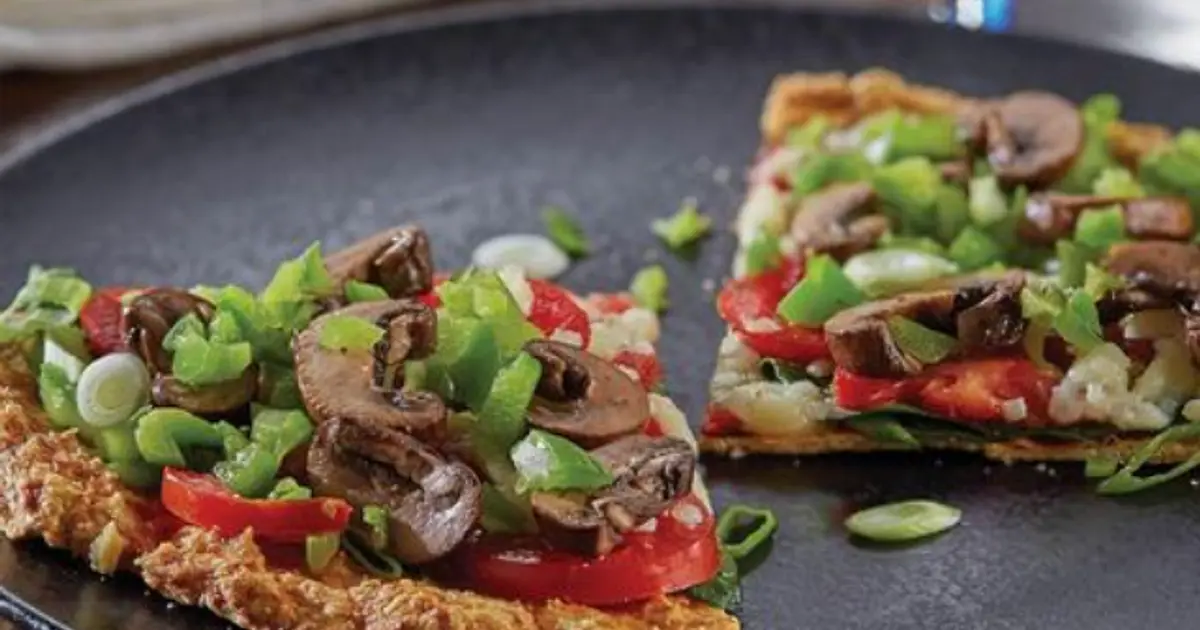 Chicken Crust Veggie Pizza Recipe | Samsung Food App