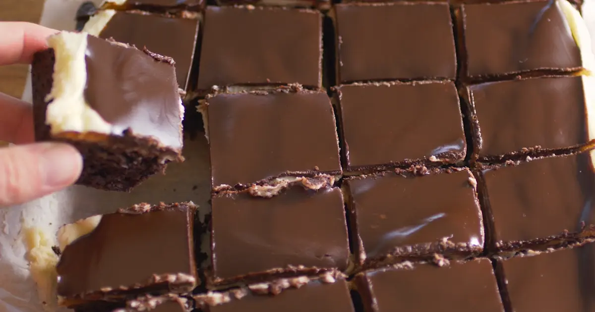 Millionaire's Mint Fudge Brownie Recipe | Samsung Food App