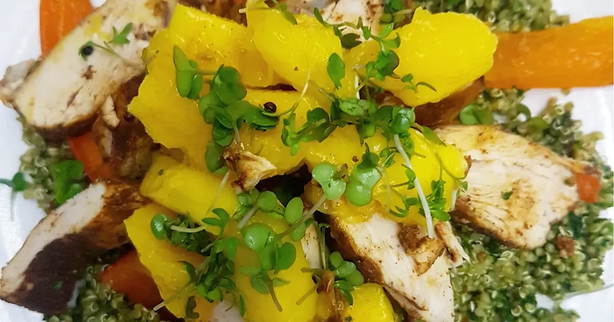 Blackened Chicken San Fran Quinoa Salad Recipe | Samsung Food App