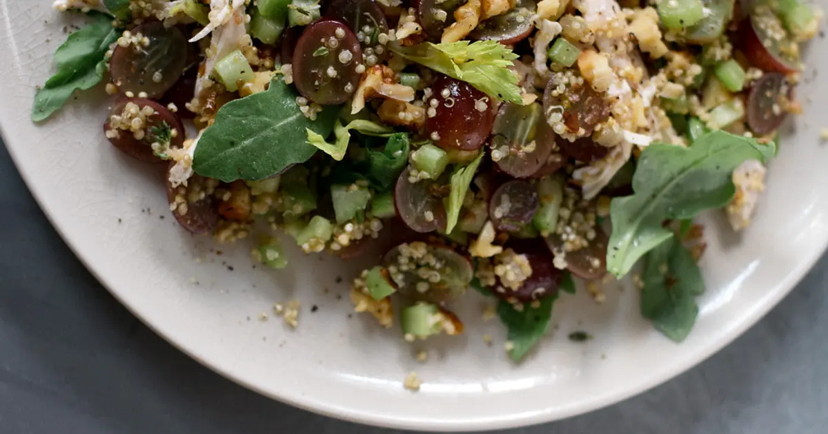 Grape, Chicken & Quinoa Salad Recipe | Samsung Food App