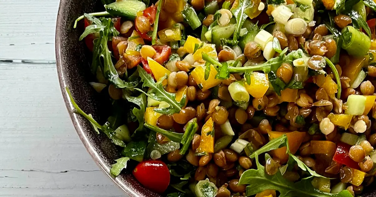 Lentil lunch bowl Recipe | Samsung Food App