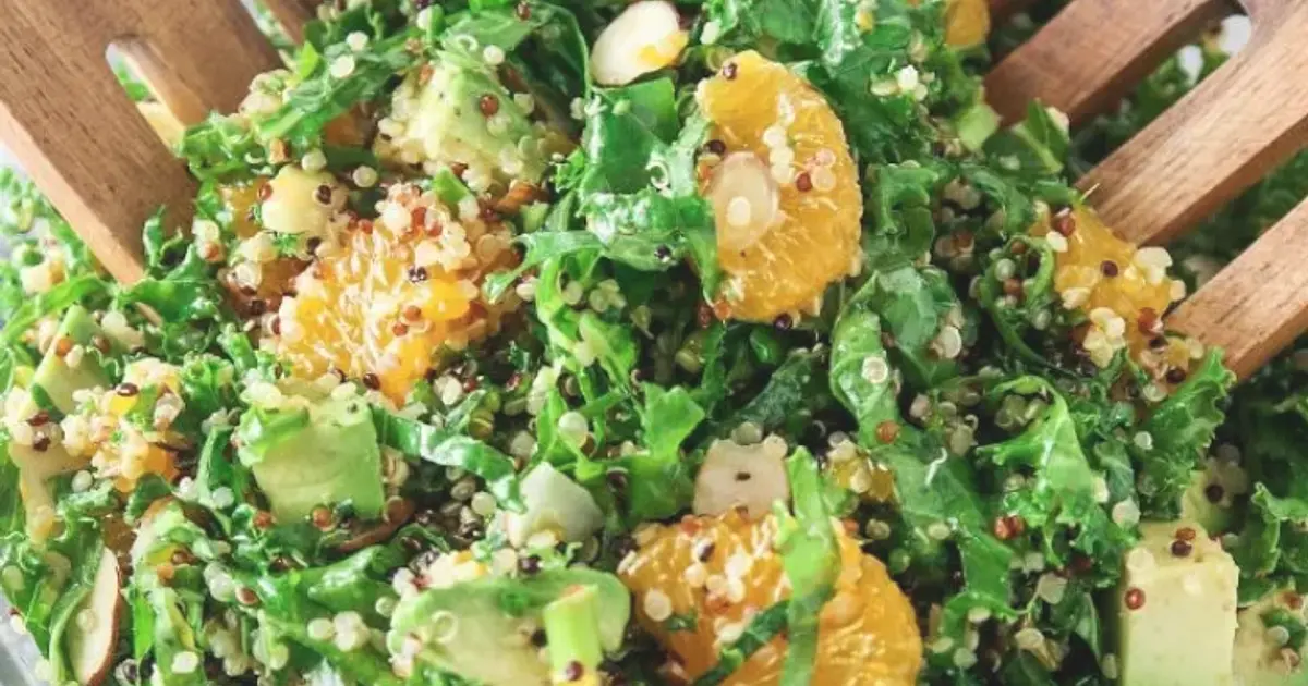 Kale, Mandarin & Mint Salad Recipe | Samsung Food App