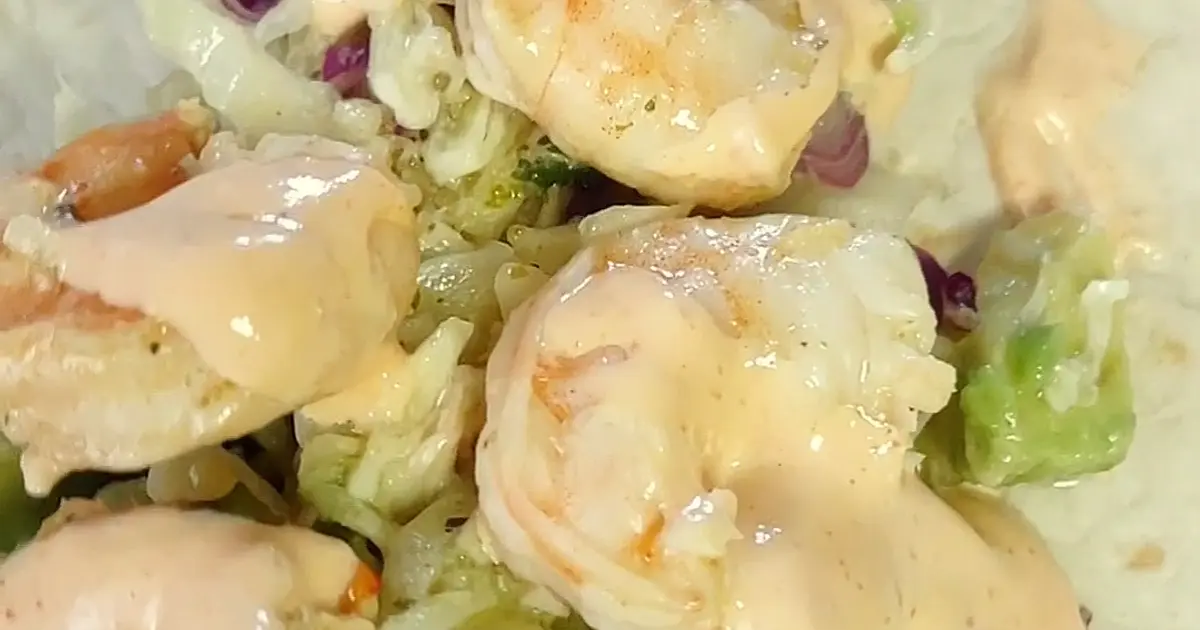 Cajun Cilantro-Lime Shrimp Tacos Recipe | Samsung Food App