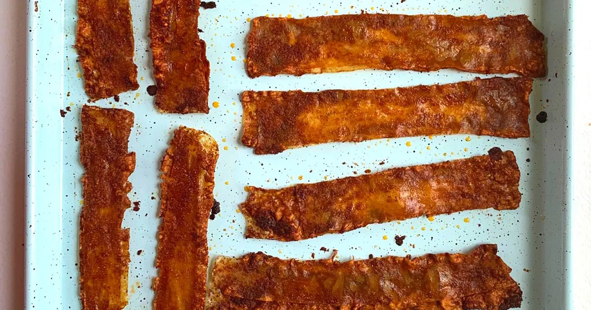 Vegan Rice Paper Bacon Recipe | Samsung Food App