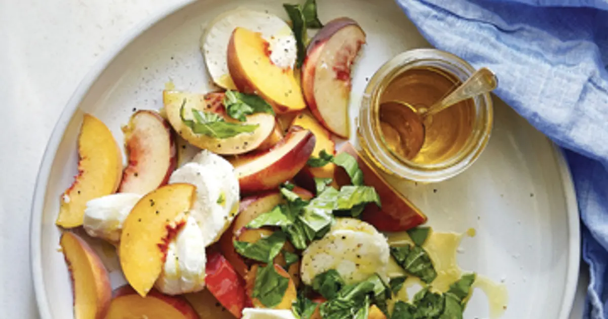 Peach Caprese Recipe | Samsung Food App