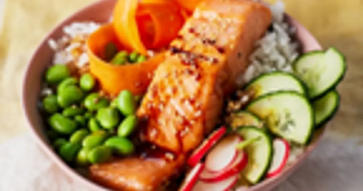 Simple Salmon Sushi Bowl Recipe | Samsung Food App