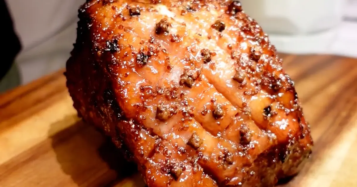Honey & Mustard Glazed Ham Recipe | Samsung Food App