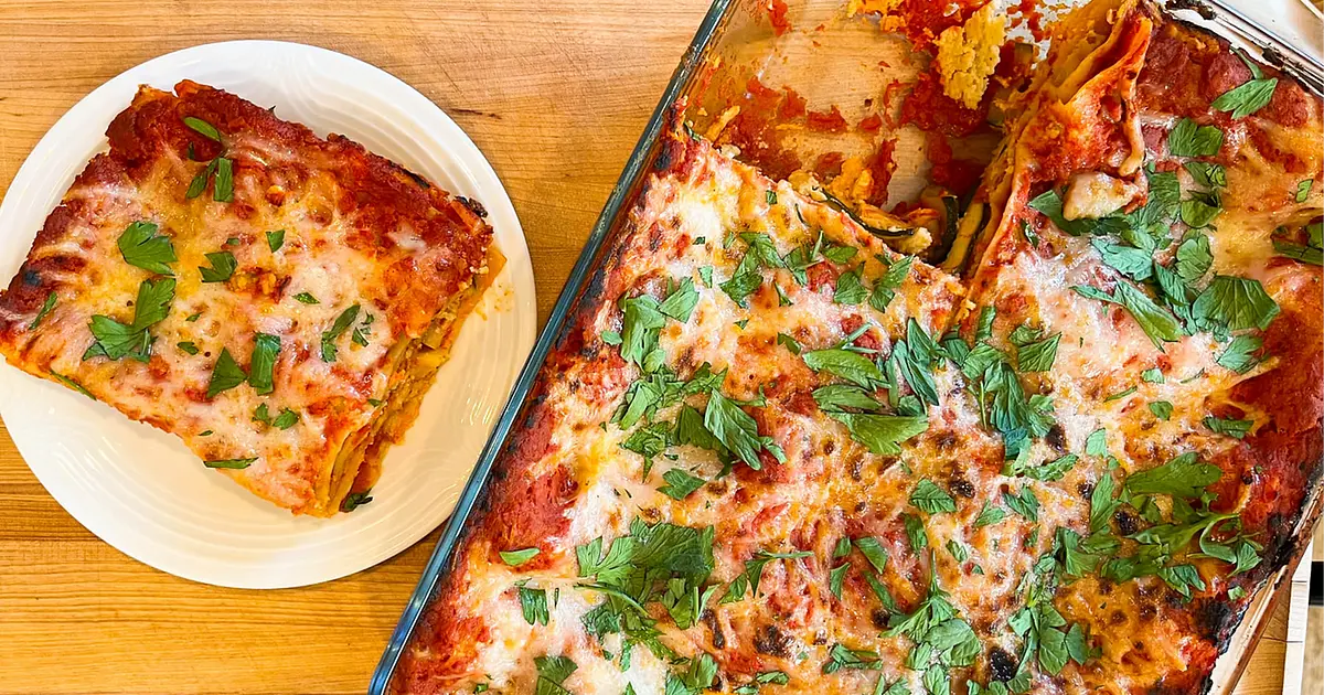 Bottom-Friendly Vegan Lasagna Recipe | Samsung Food App