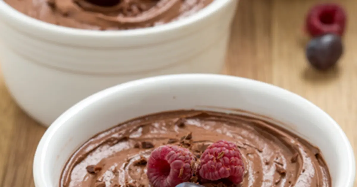Tofu Chocolate Mousse Recipe | Samsung Food App
