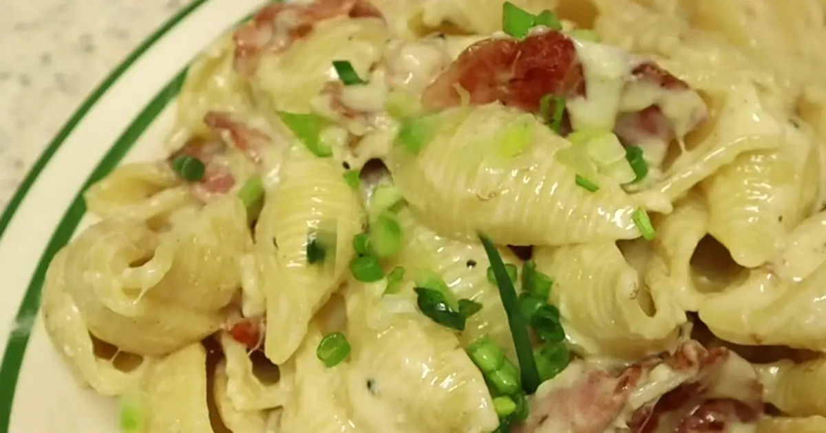 Easy Creamy Bacon Pasta Recipe | Samsung Food App