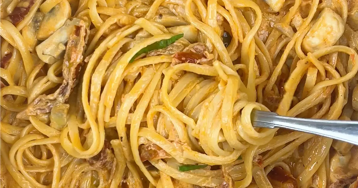 Creamy Sun-Dried Tomato Pasta Recipe | Samsung Food App