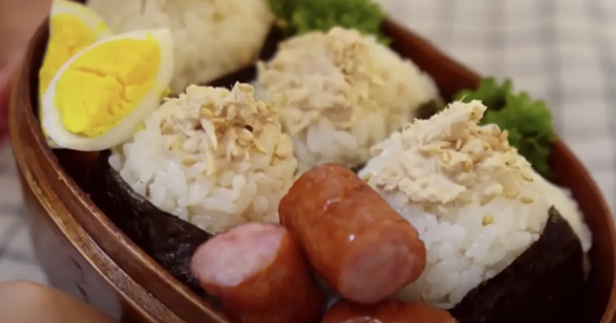 Tuna Rice balls with Sausages Recipe | Samsung Food App