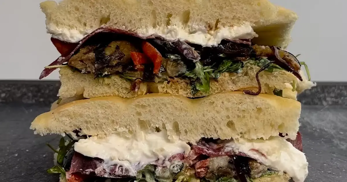 Foccacia Sandwich Recipe | Samsung Food App