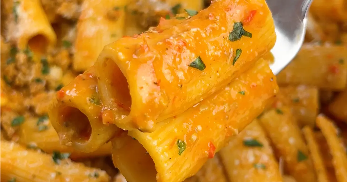 Pasta With Vegetable Sauce and Ground Beef Recipe | Samsung Food App