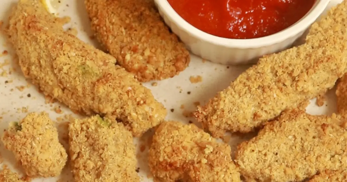 Air Fryer Avocado Fries (vegan, gluten free) Recipe | Samsung Food App