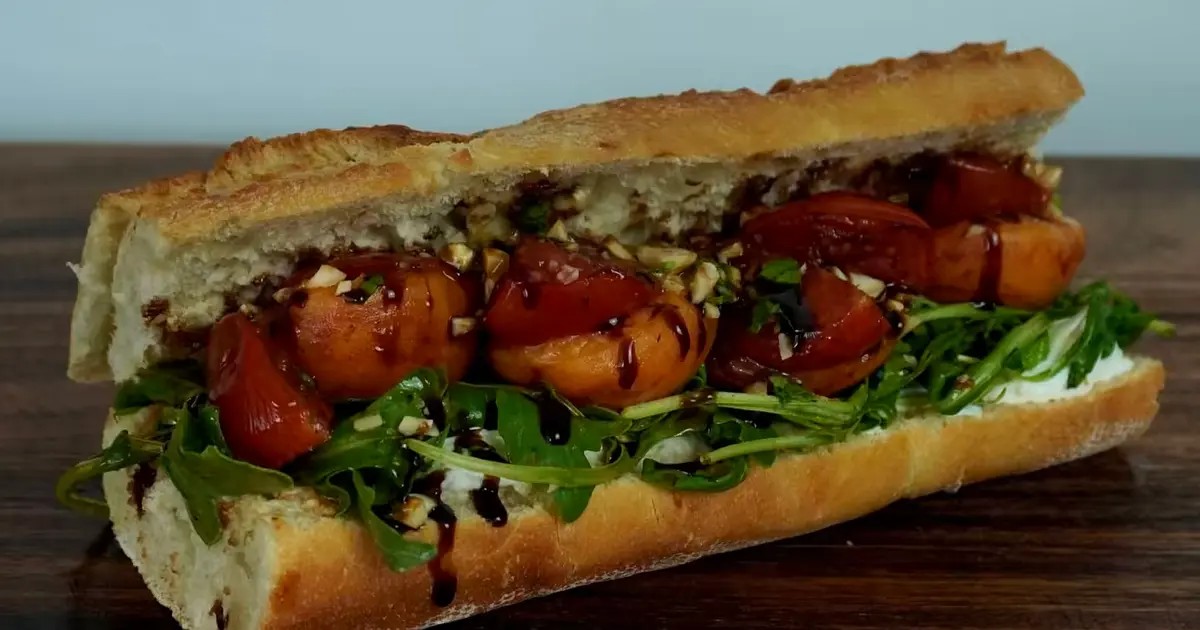 Aprikosen Burrata Sandwich Recipe | Samsung Food App