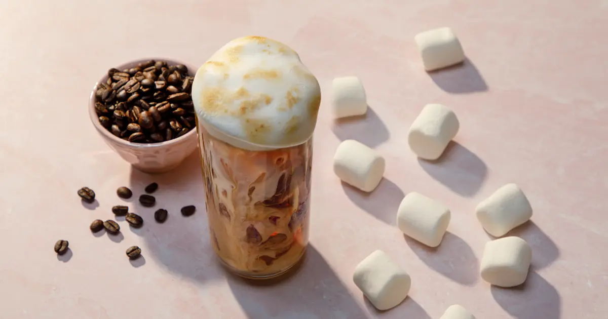 Toasted Marshmallow Iced Coffee Recipe | Samsung Food App