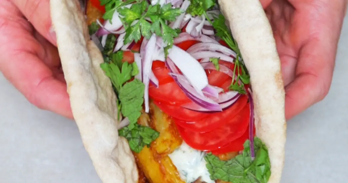 Mushroom Gyro 🔥🇬🇷 (you won't believe it's vegan!) Recipe | Samsung Food App