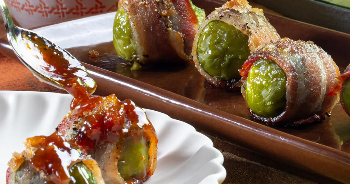 Bacon Wrapped Brussel Sprouts Recipe | Samsung Food App
