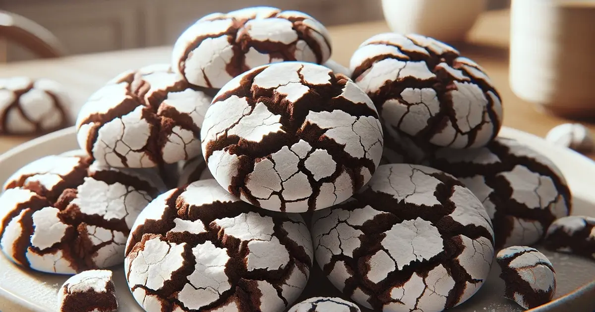 Chocolate Crinkle Cookies Recipe | Samsung Food App