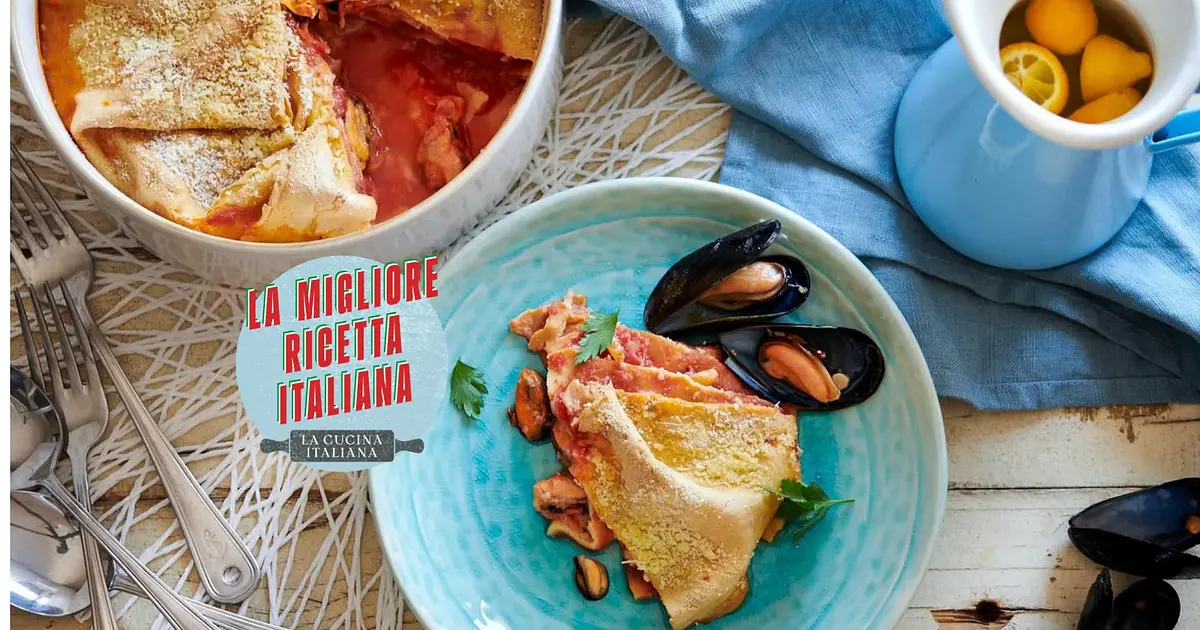 Timbale of scrippelle with mussels and pecorino, Abruzzo flavours Recipe | Samsung Food App