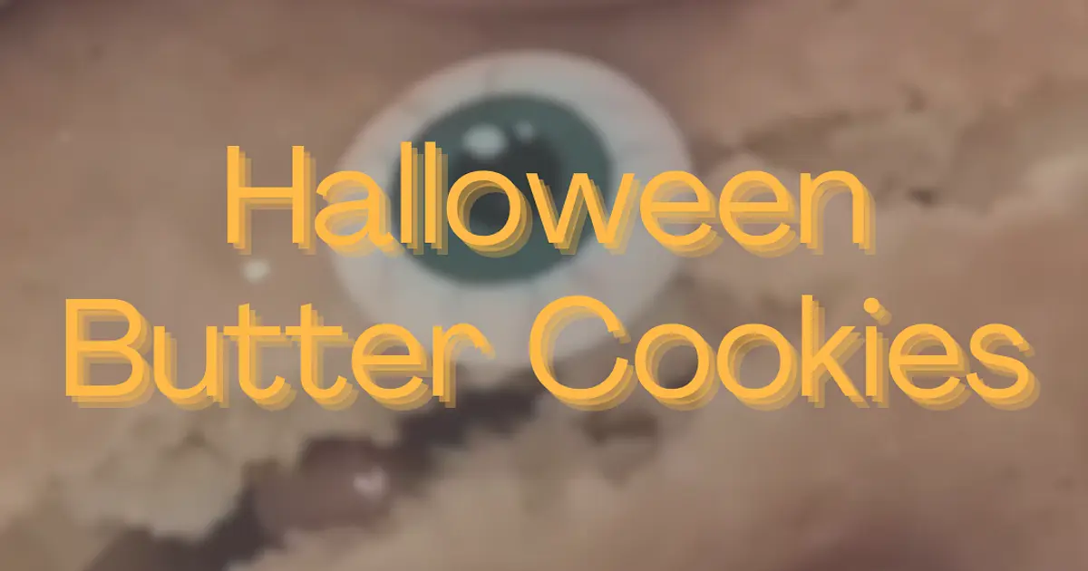 Halloween Butter Cookies Recipe | Samsung Food App