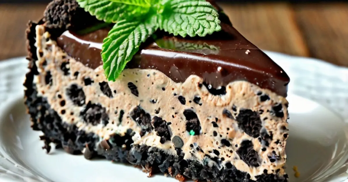 Decadent Mint Chocolate Oreo Cheesecake Recipe | Samsung Food App