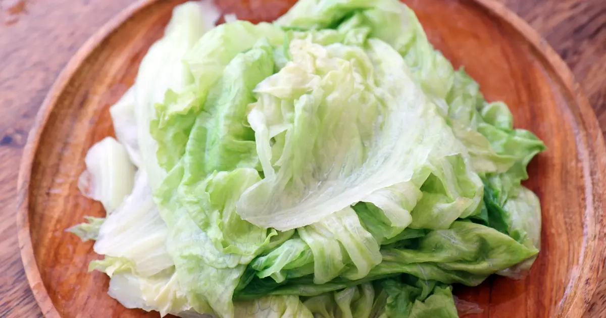 양상추 쌈 만드는데 물 한 숟가락만 있으면 됩니다. Recipe | Samsung Food App