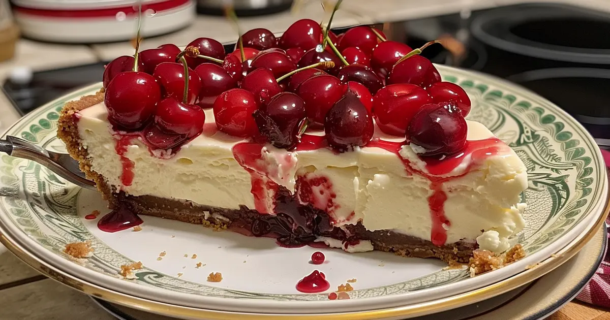 Philadelphia Cherry Cheesecake Recipe | Samsung Food App