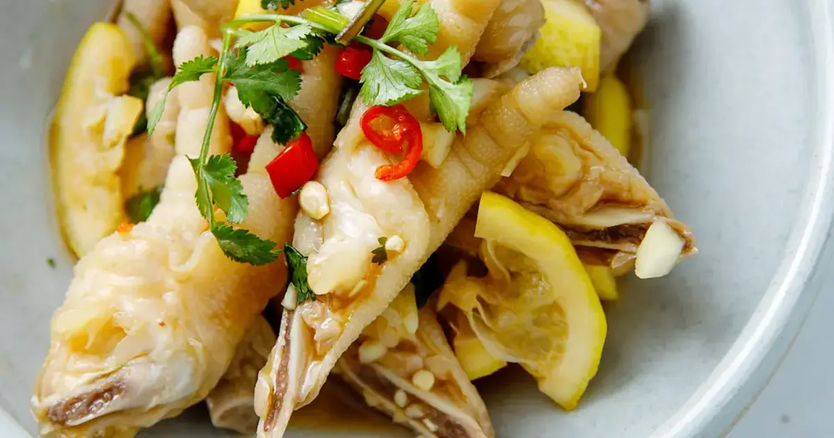 Chicken Feet Salad Recipe | Samsung Food App
