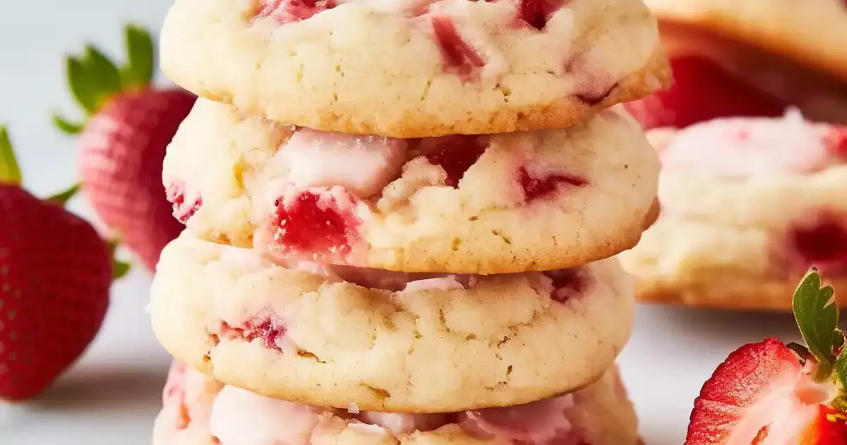 Strawberry Shortcake Cookies Recipe | Samsung Food App
