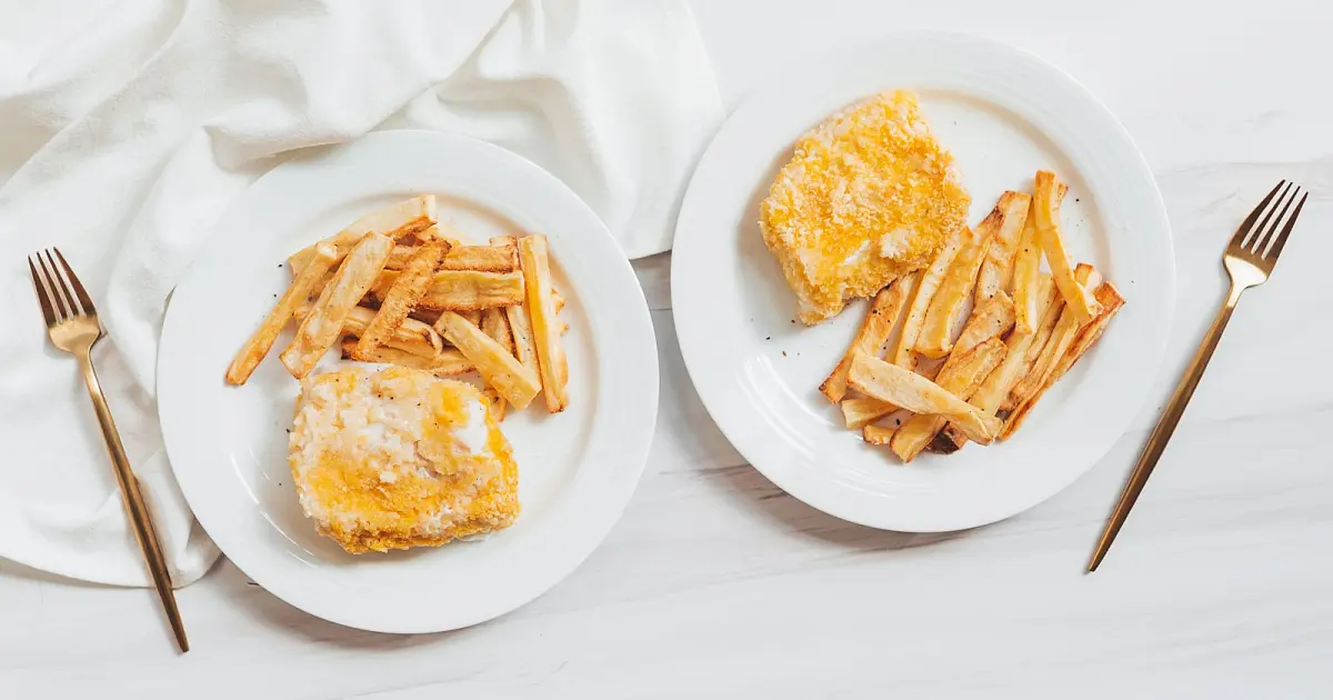Baked Fish and (Parsnip) Chips Recipe | Samsung Food App