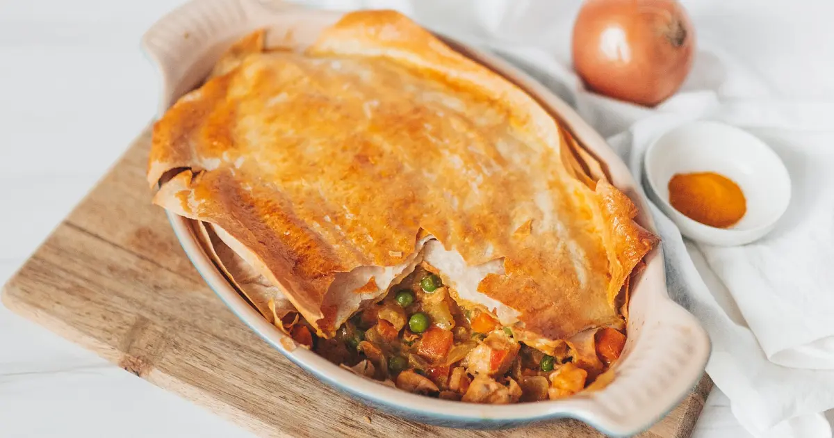 Curried Salmon Pot Pie Recipe | Samsung Food App