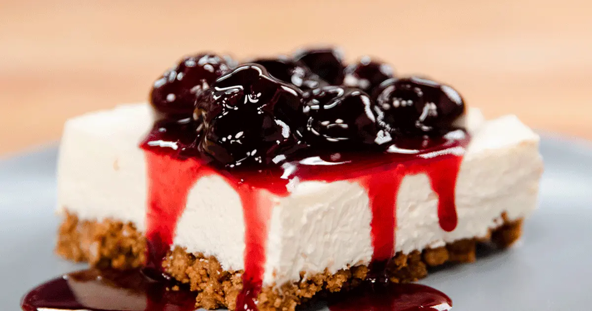 No-Bake Ricotta Cheesecake Bars Recipe | Samsung Food App