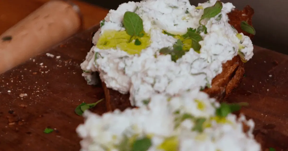 Bruschetta with Herb Ricotta Recipe | Samsung Food App