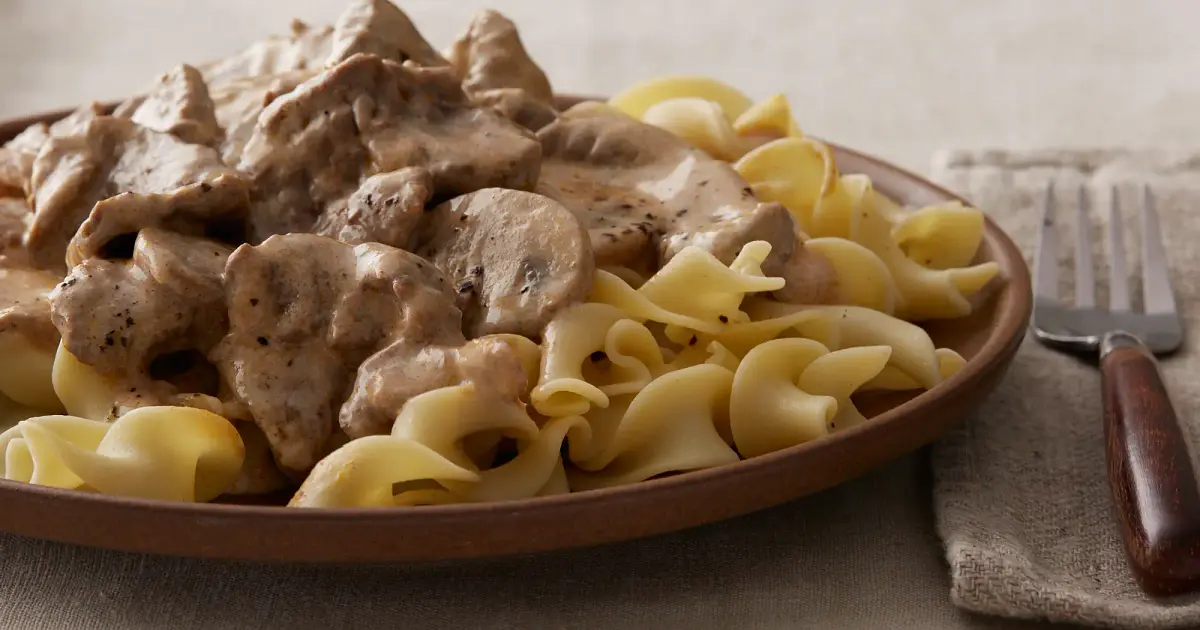 Slow-Cooker Beef Stroganoff Recipe | Samsung Food App