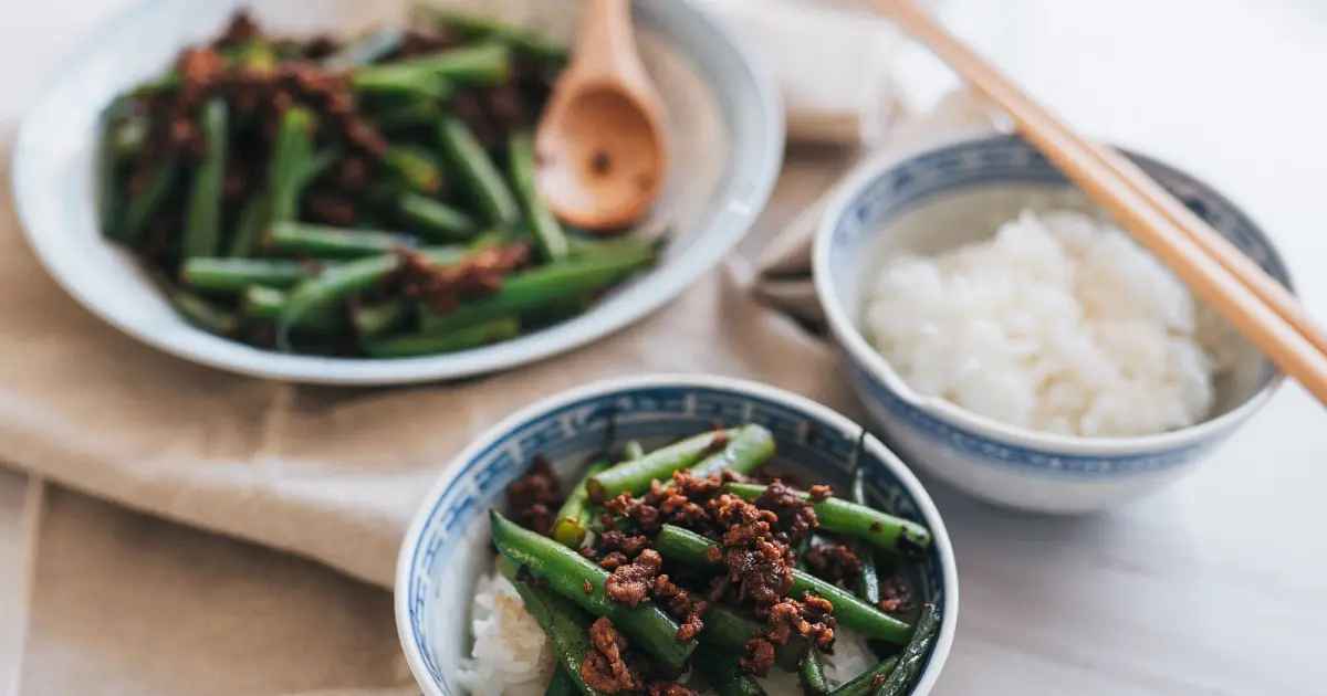 Pork and Green Bean Stir Fry Recipe | Samsung Food App