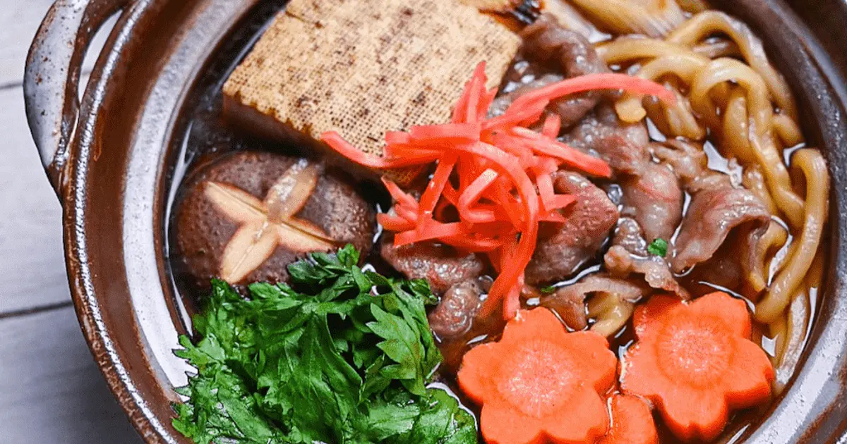 Beef Sukiyaki Nabe Udon Recipe | Samsung Food App
