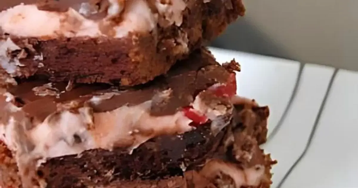 The Best Chocolate Cherry Chunk Brownies Recipe | Samsung Food App