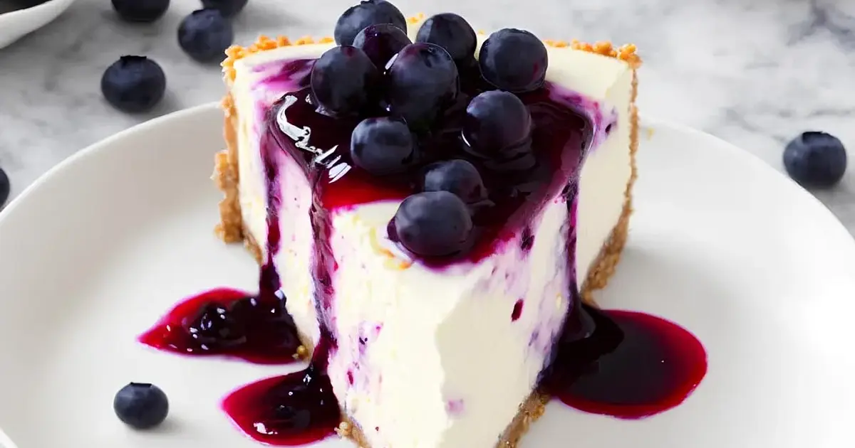 Blueberry Cheesecake Recipe | Samsung Food App