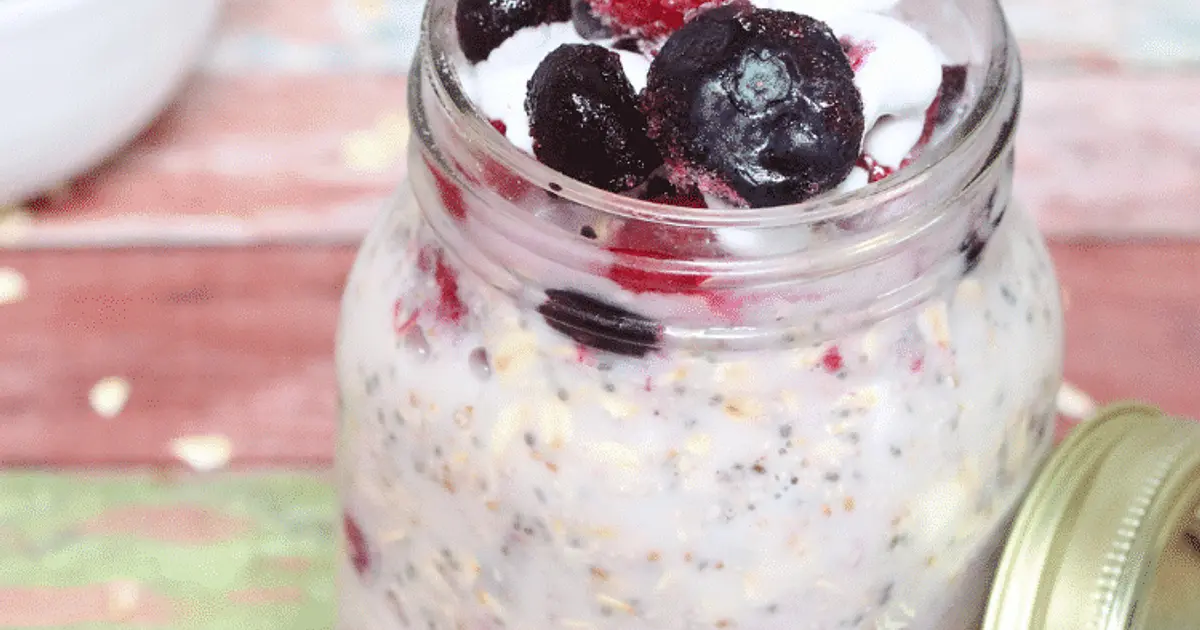 Berry Overnight Oats (Dairy-Free, Vegan) Recipe | Samsung Food App