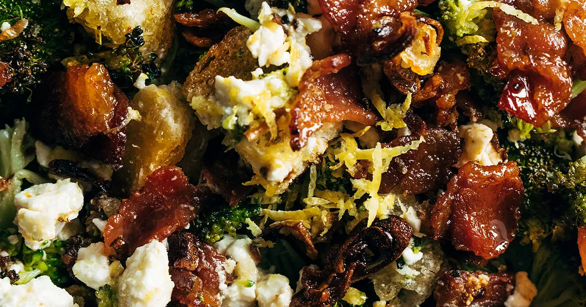 Liz's Roasted Broccoli Salad Recipe | Samsung Food App