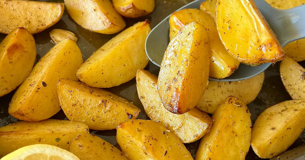 Authentic Greek Potatoes Recipe | Samsung Food App