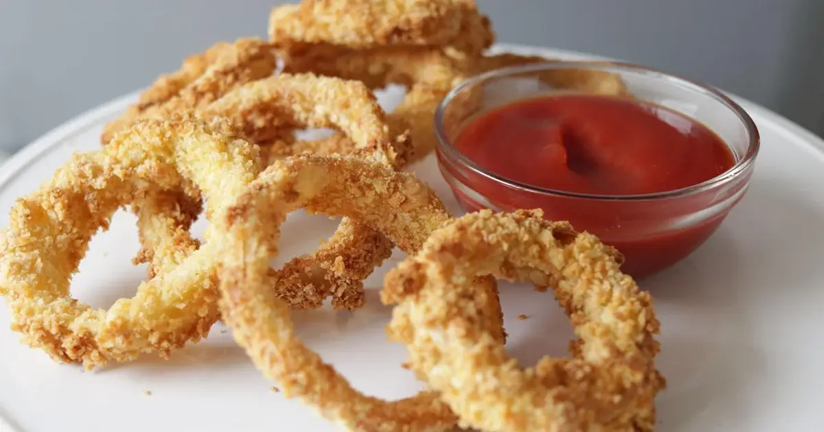 Crispy Air Fryer Onion Rings Recipe | Samsung Food App