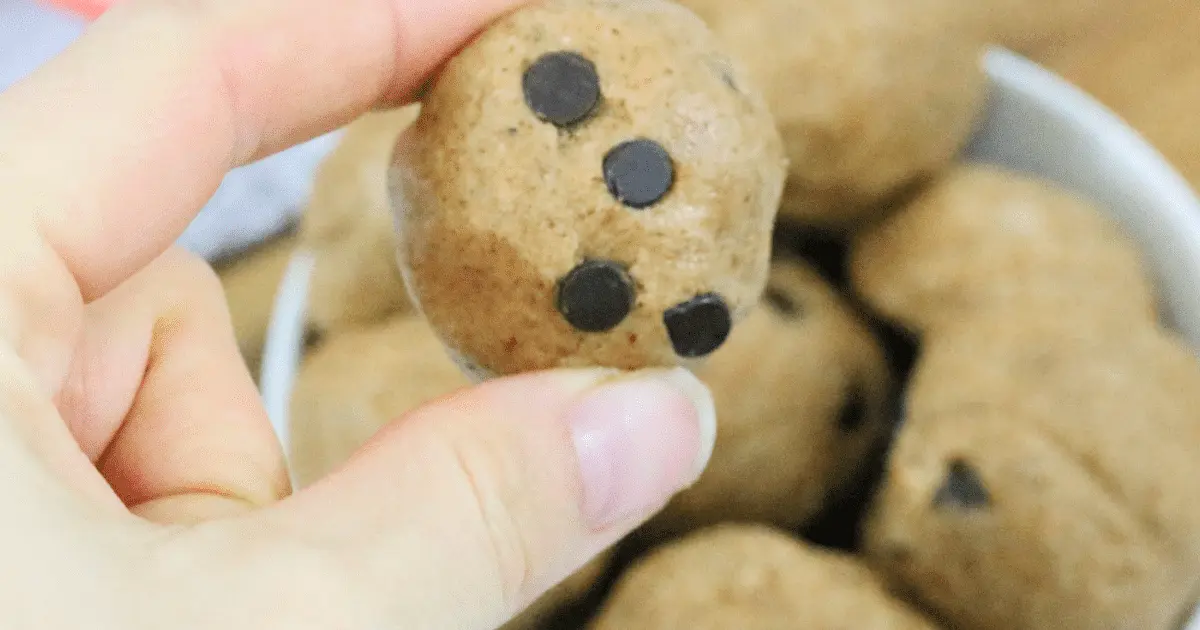 Salted Chocolate Chip Cookie Dough Protein Balls Recipe | Samsung Food App