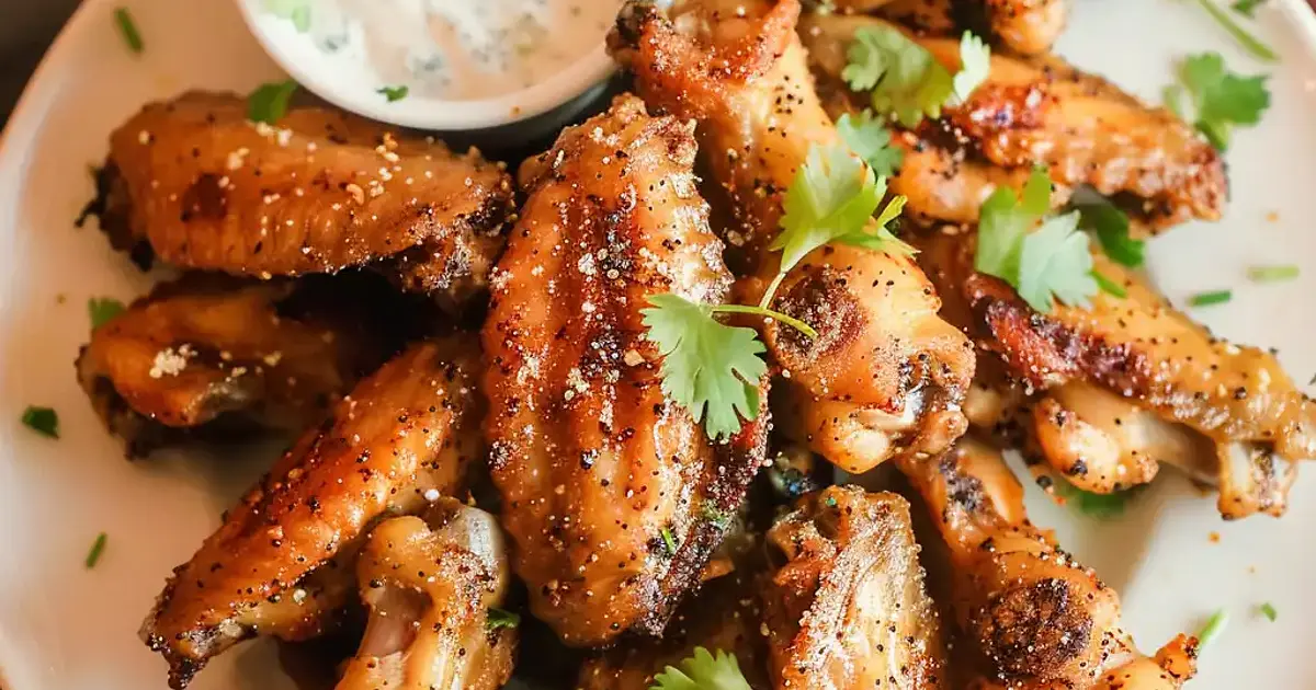 Black Pepper Chicken Wings Recipe | Samsung Food App